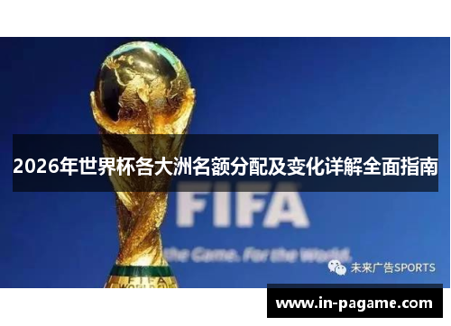 2026年世界杯各大洲名额分配及变化详解全面指南