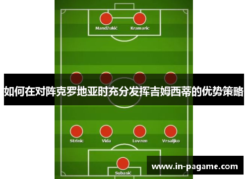 如何在对阵克罗地亚时充分发挥吉姆西蒂的优势策略 如何在对阵克罗地亚时充分发挥吉姆西蒂的优势策略